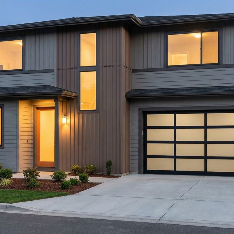 Garage door installed by Southwest Doors and Gates at a residential property